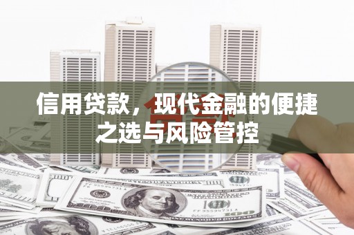 宁晋信用贷款，现代金融的便捷之选与风险管控