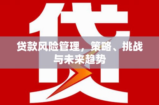 新营贷款风险管理，策略、挑战与未来趋势