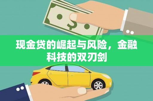 皋兰现金贷的崛起与风险，金融科技的双刃剑