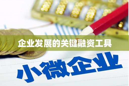 三都企业发展的关键融资工具