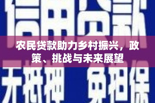 乌海农民贷款助力乡村振兴，政策、挑战与未来展望