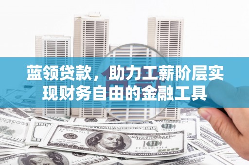 夏河蓝领贷款，助力工薪阶层实现财务自由的金融工具