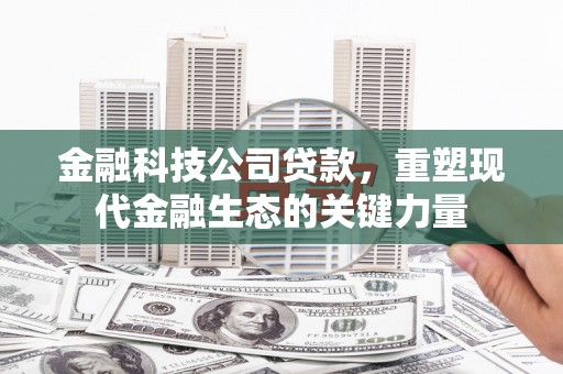 王益金融科技公司贷款，重塑现代金融生态的关键力量