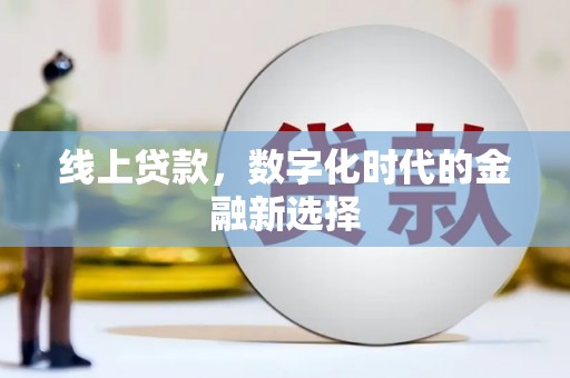 洪雅线上贷款，数字化时代的金融新选择
