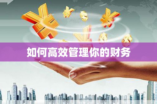 咸丰如何高效管理你的财务