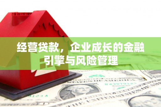 得荣经营贷款，企业成长的金融引擎与风险管理